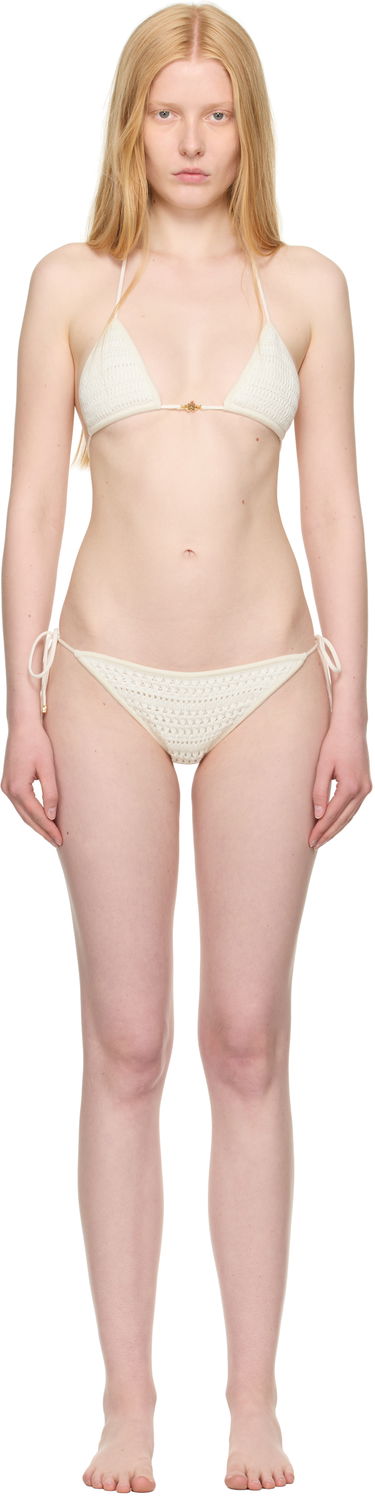 Бански AMIRI AMIRI Crochet Bikini Бяло | AWKNRA1001, 0