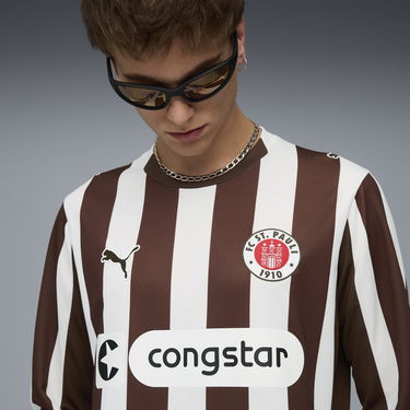 Фланелка Puma FC St. Pauli 25/26 Home Long Sleeve Jersey Кафяво | 783066_01, 2