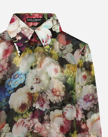 Риза Dolce & Gabbana Shirt Floral Print Многоцветен | F5R08TIS1SRHN4YF, 2