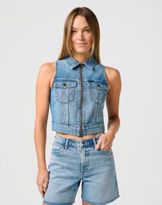 Жилетка Wrangler Wrangler Dallas Zip Front Vest Синьо | 112362590:XXL, 0