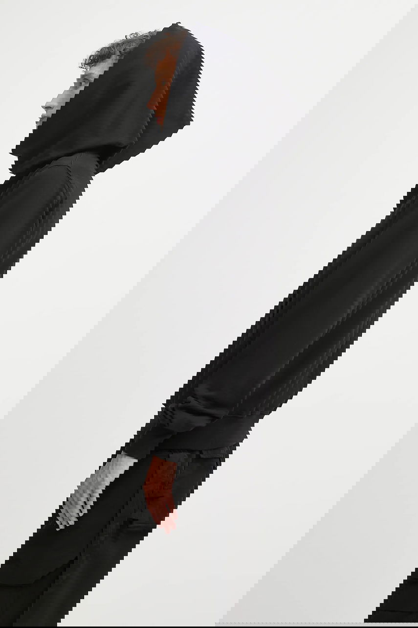 Суитчър Rick Owens Rick Owens DRKSHDW Mountain Hoodie Черно | DU02E7286.RIG, 1
