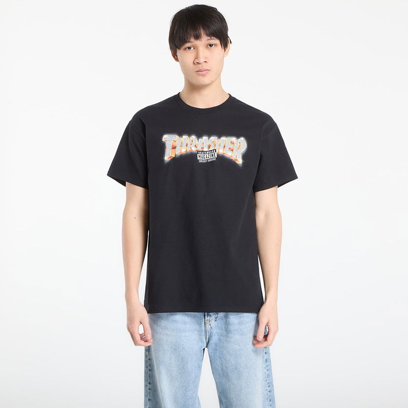 Тениска Thrasher Explicit T-Shirt Черно | 145848