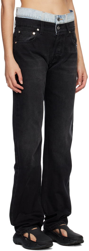 Дънки VETEMENTS VTMNTS Double Waist Jeans Черно | VL16PA400B, 1