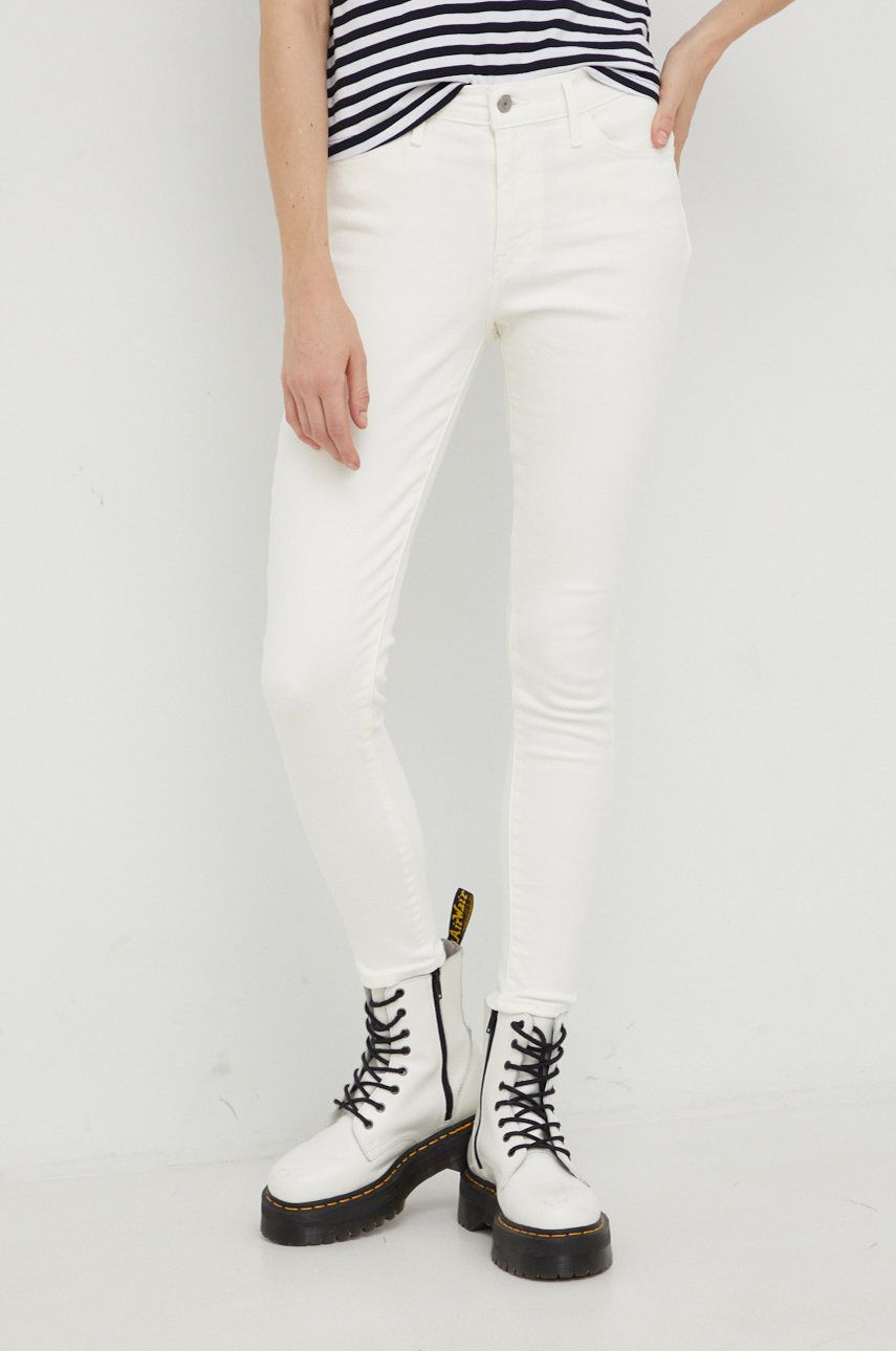 Дънки Levi's Jeans 720 Hirise Super Skinny Бяло | 52797.0342, 0