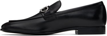 Кецове и обувки FERRAGAMO Salvatore Ferragamo Gancini Ornament Loafers Черно | 778978, 2
