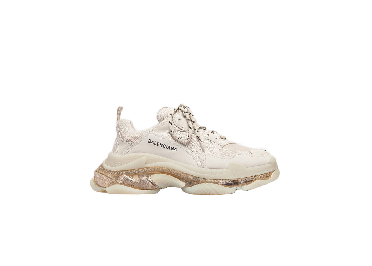 Кецове и обувки Balenciaga Triple S Crystal Clear Sole W Бежово | 544351W09O19005, 0