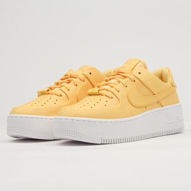 Кецове и обувки Nike Air Force 1 Sage Low W Жълто | AR5339-700, 1