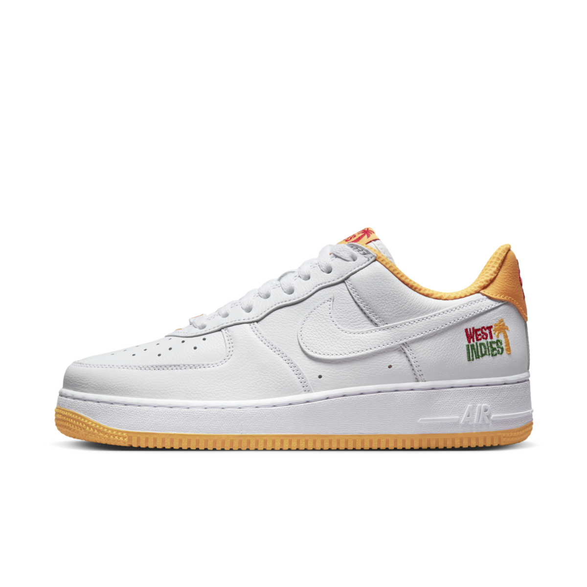 Кецове и обувки Nike Air Force 1 Low Retro "West Indies Yellow" Бяло | DX1156-101, 0