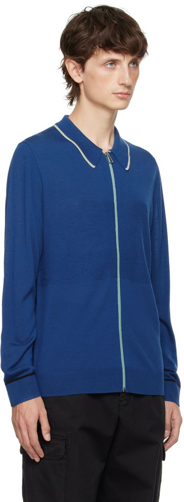 Пуловер Paul Smith PS Paul Smith Zip Cardigan Синьо | M2R-219Y-L21862, 1