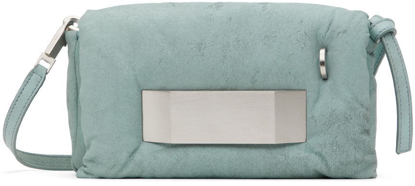 Чанта през рамо Rick Owens Rick Owens Porterville Pillow Griffin Bag Тюркоазено | RA02D0545 LBAPA, 0