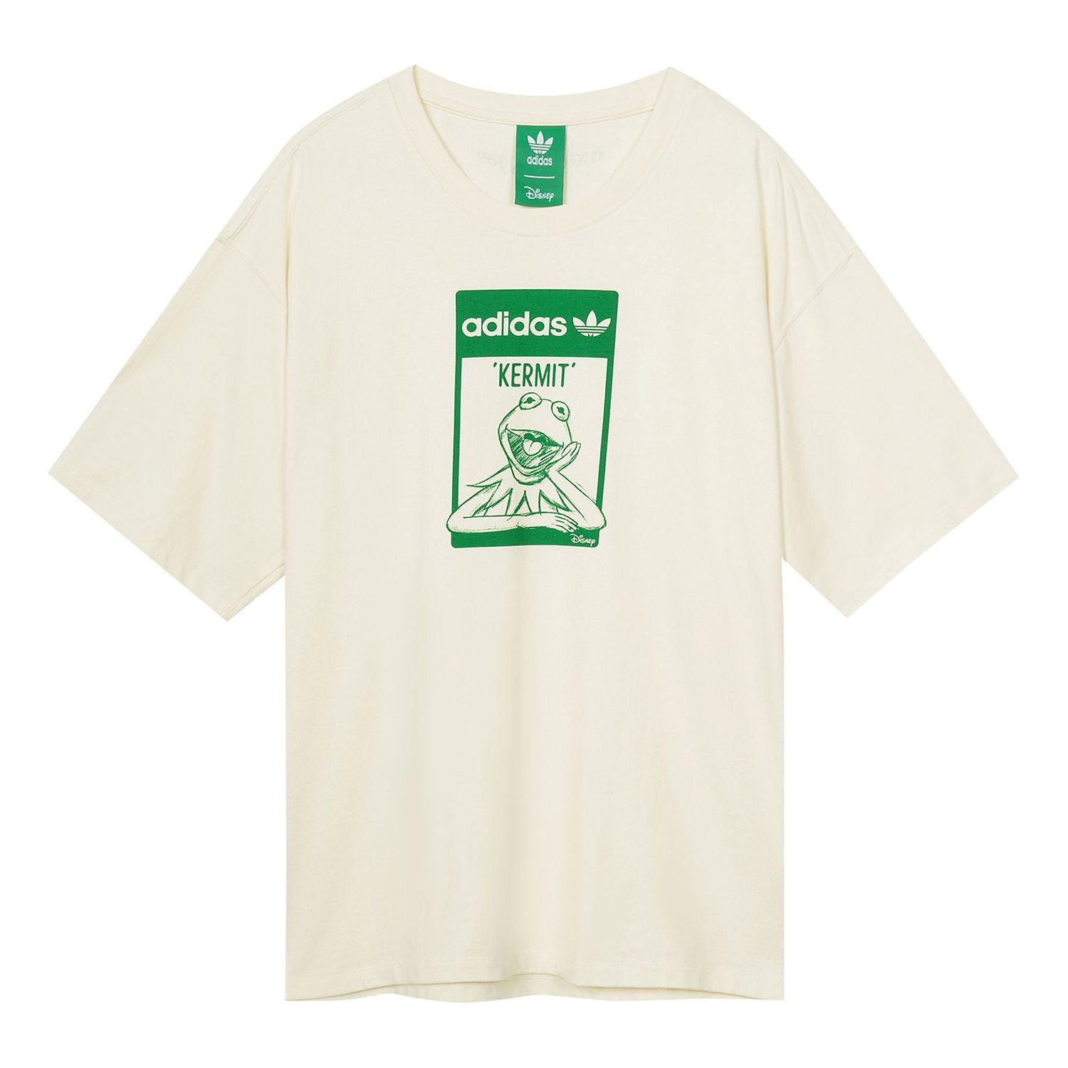 Тениска adidas Originals Kermit the Frog Graphic Print T-Shirt Бежово | GQ4152, 0