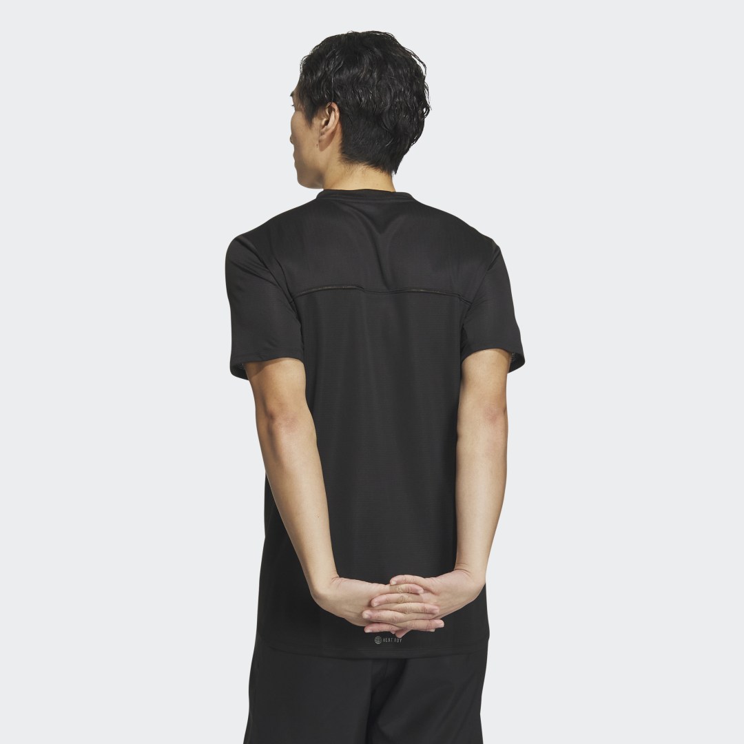 Тениска adidas Originals Designed 4 Training HEAT.RDY HIIT Training Черно | IB9093, 1