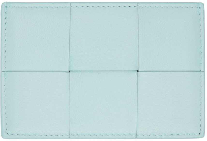 Портфейл Bottega Veneta Cassette Card Holder Тюркоазено | 742693 VCQC4, 0