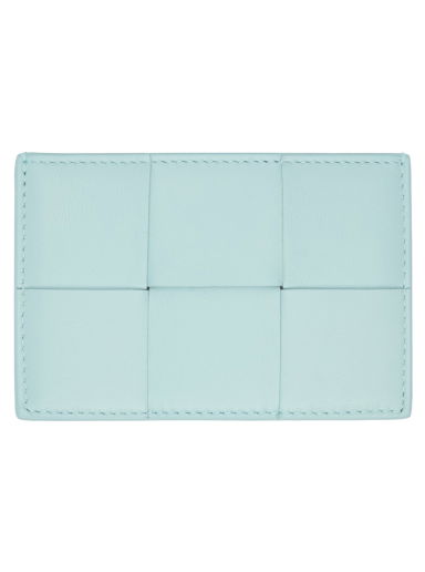 Портфейл Bottega Veneta Cassette Card Holder Тюркоазено | 742693 VCQC4