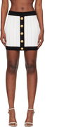 Balmain Pointelle Miniskirt