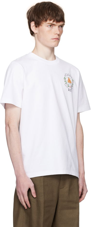 Тениска Casablanca Casablanca 'Casa Way' Graphic T-Shirt Бяло | MPF25-JTS-001-26-EX-FLANNELS, 1
