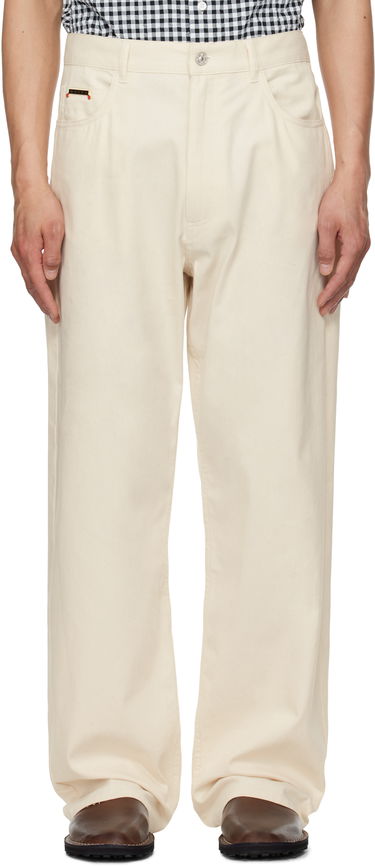 Панталони Marni Marni Wide-Leg Denim Jeans Бежово | PUJU0021A0 UTC476, 0