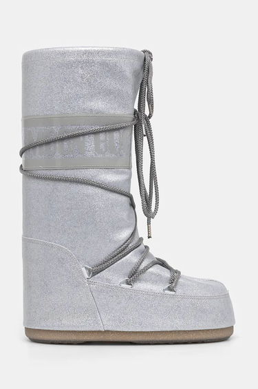 Кецове и обувки Moon Boot MB ICON GLITTER Boots Металик | 80D1402850.H001, 1