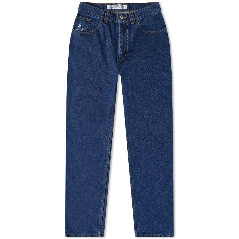 Дънки Polar Skate Co. Polar Skate Co. 92! Denim Jeans Синьо | PSC-CO-92DENIM-DRKBLU, 0