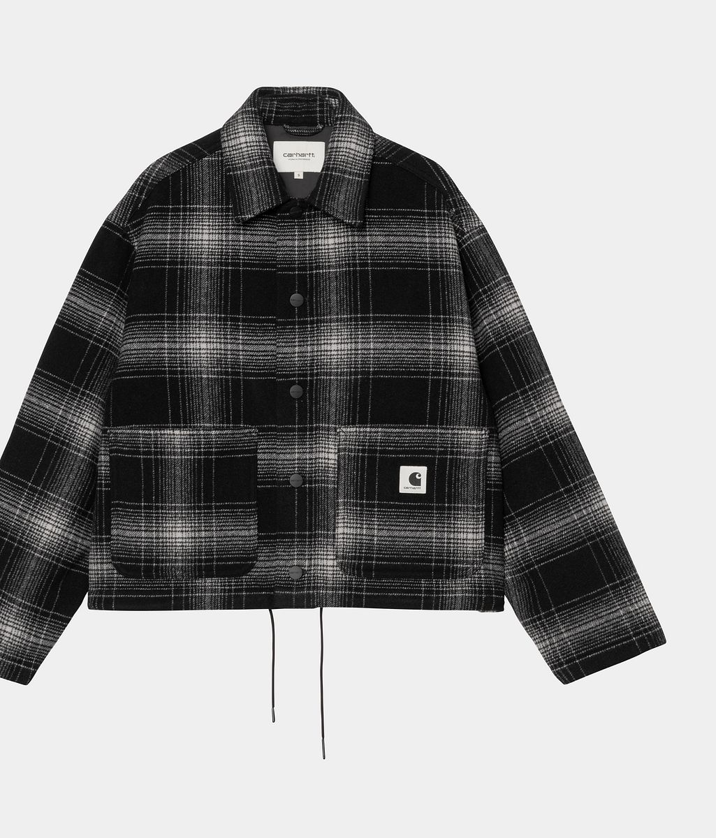 Риза Carhartt WIP Brennan Check Shirt Jacket Черно | I035519_4, 0