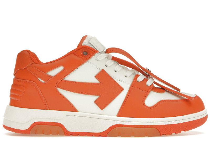 Кецове и обувки Off-White Out Of Office OOO Low Tops White Orange Оранжево
 | OMIA189S22LEA0010120, 0