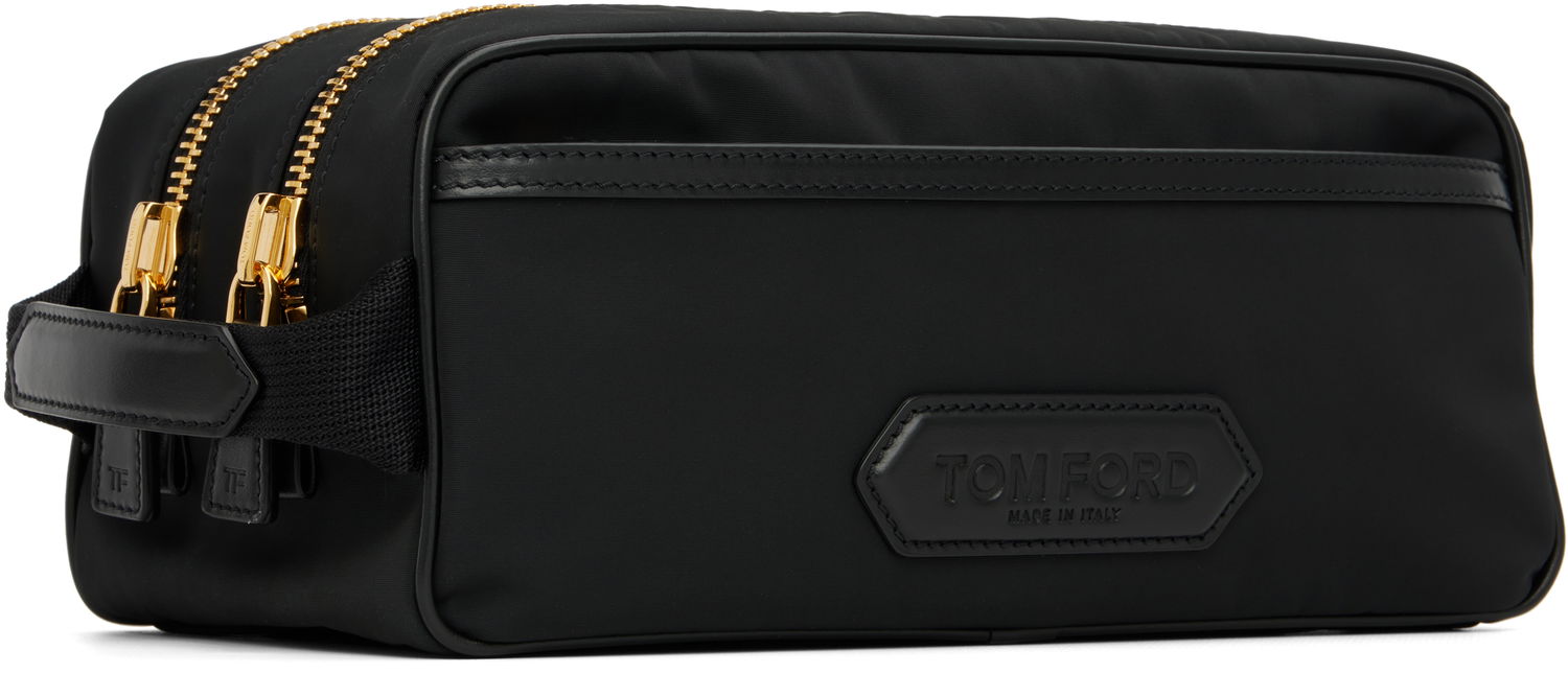 Чанта за пътуване Tom Ford Tom Ford Canvas Double Zip Toiletry Bag Черно | Y0369-TNY017G, 1