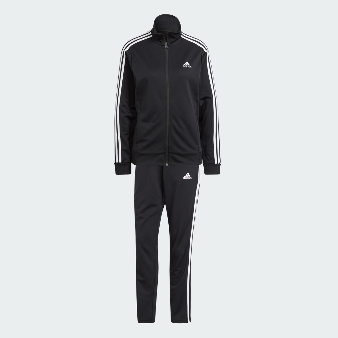 Комплект adidas Performance 3-Stripes Doubleknit Tracksuit Черно | IJ8790, 1