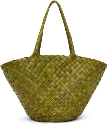 Голяма пазарска чанта Dragon Diffusion Green Egola Tote Зелено | 8026 EGOLA, 0