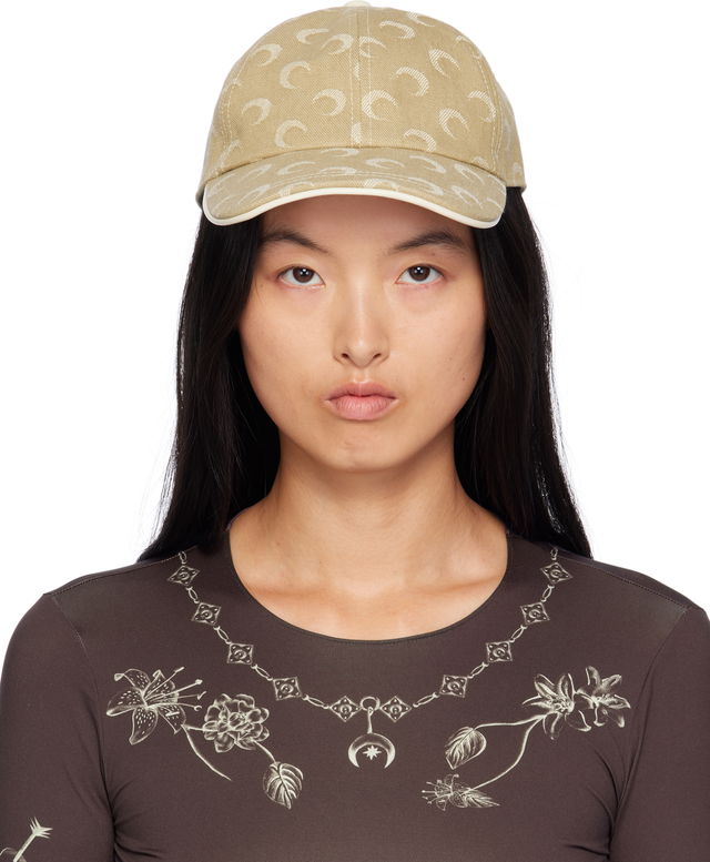 Moon Jacquard Twill Cap