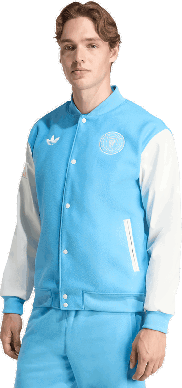 Яке бомбър adidas Originals Inter Miami CF adidas Originals Anthem Jacket Синьо | JM5160, 3