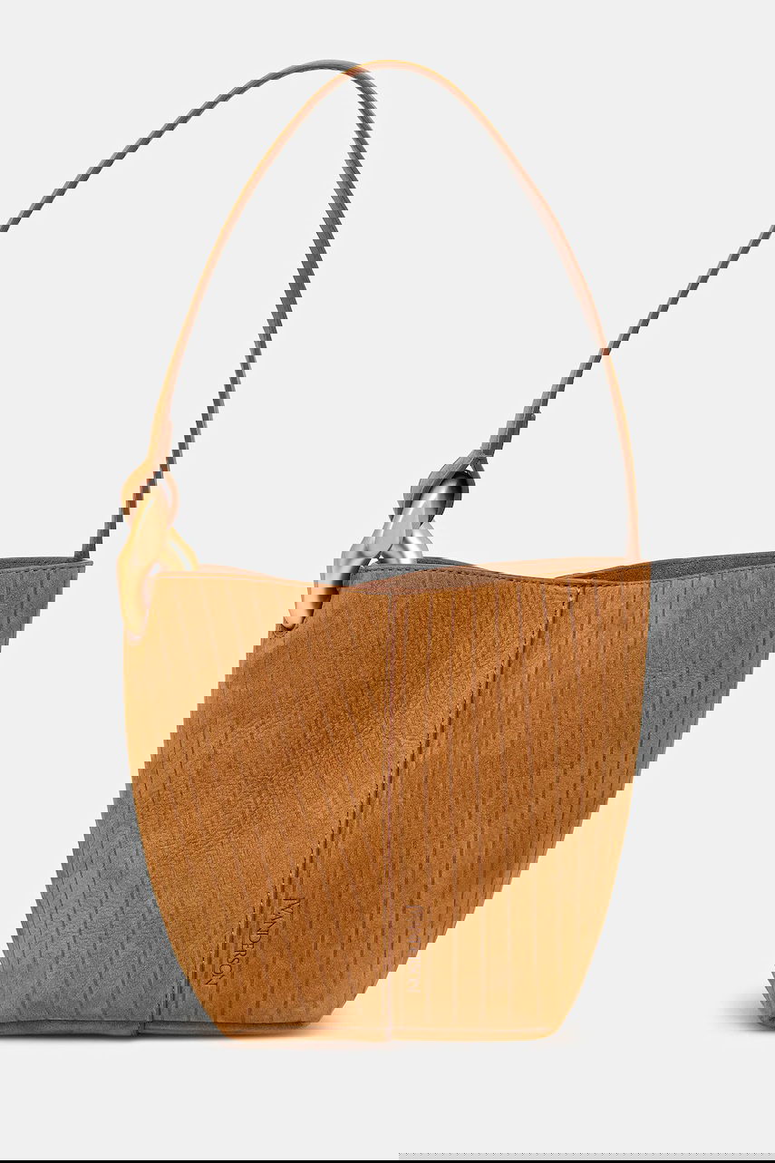 Дамска чанта JW Anderson JW Anderson The Jwa Corner Small Bucket Bag Кафяво | HB0740.LA0375, 0