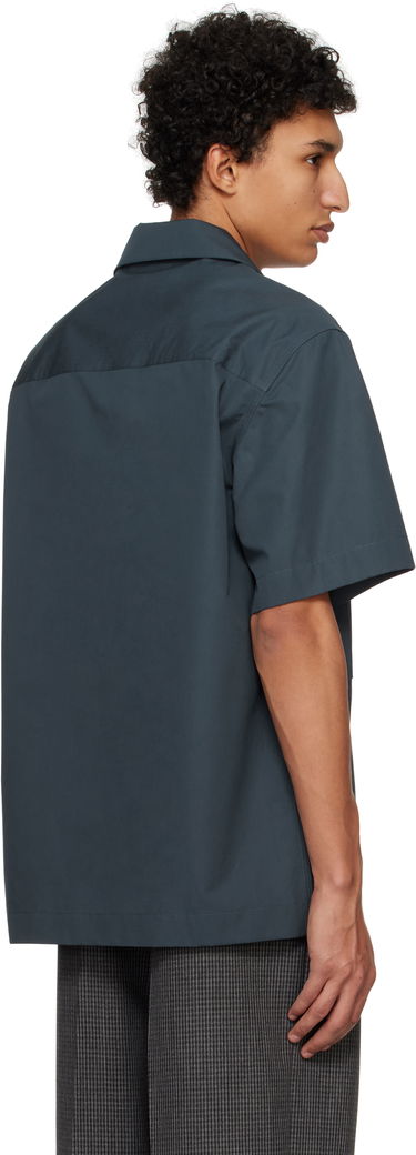 Риза Jil Sander Jil Sander Heavyweight Camp Collar Shirt Зелено | J22DL0291_J45002, 2