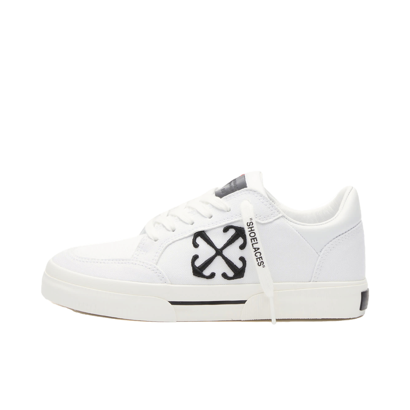 Кецове и обувки Off-White New Low Vulcanized Canvas Бяло | OWIA288S24FAB0010210