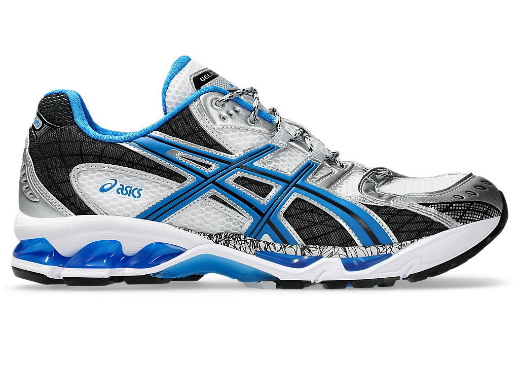 Кецове и обувки Asics Gel-Nimbus 10.1 White Directoire Blue Синьо | 1203A543-101, 0