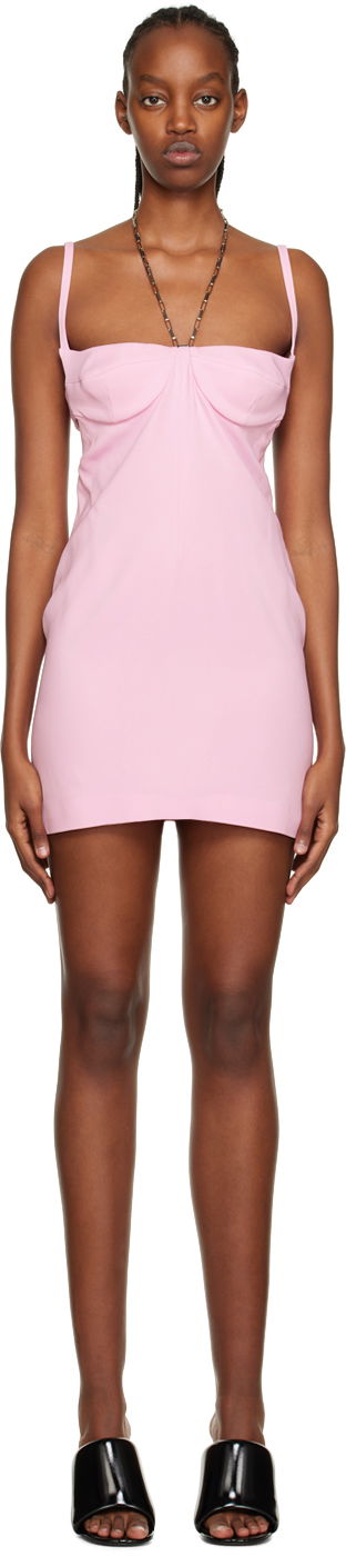 Pокля The Attico Attico Coco Mini Dress Розово | 231WCA191 V058, 0
