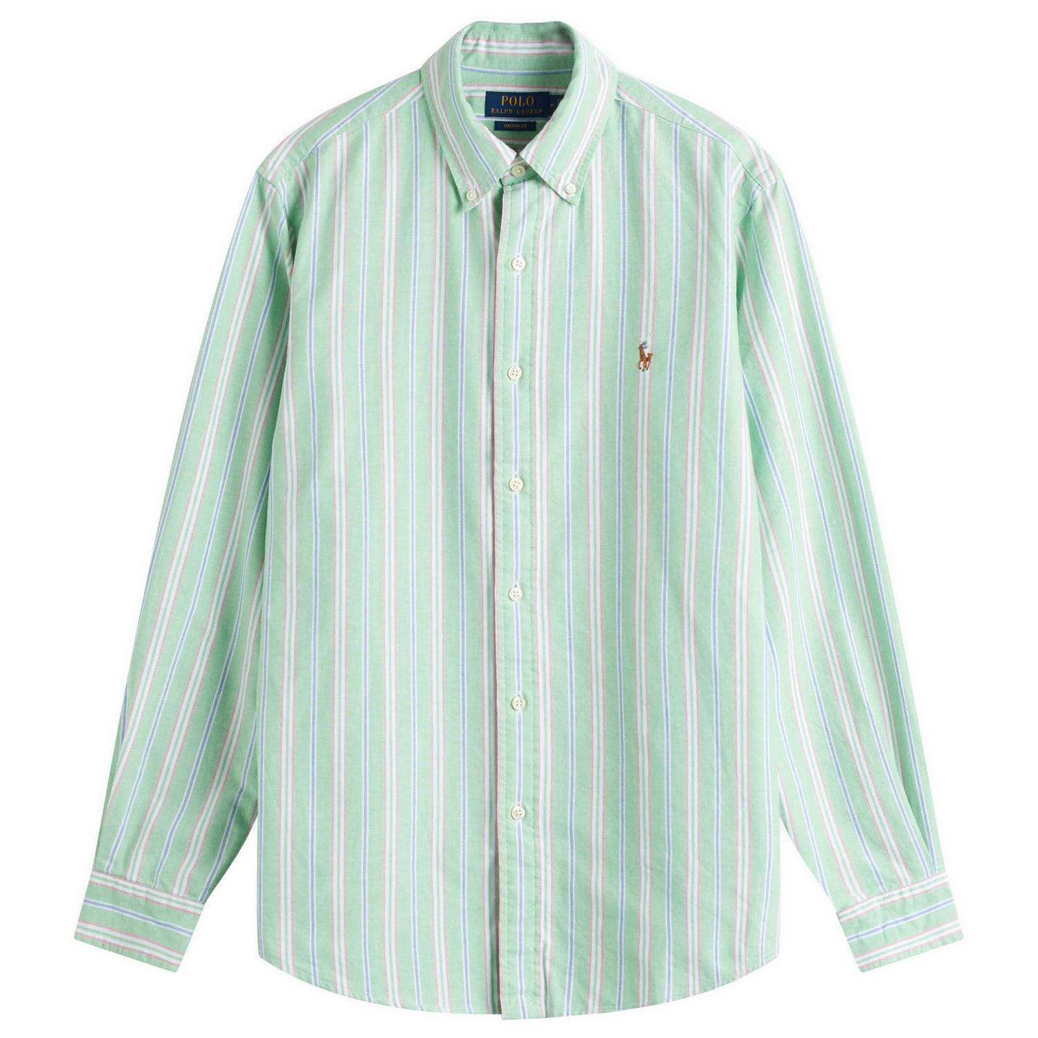 Риза Polo by Ralph Lauren Ralph Lauren Custom Fit Oxford Shirt, Size Large Зелено | 710928918003, 1