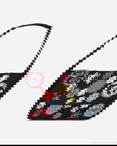 Чанта през рамо Chopova Lowena Patches Decorated Shoulder Bag Черно | 6455 BLCK, 1