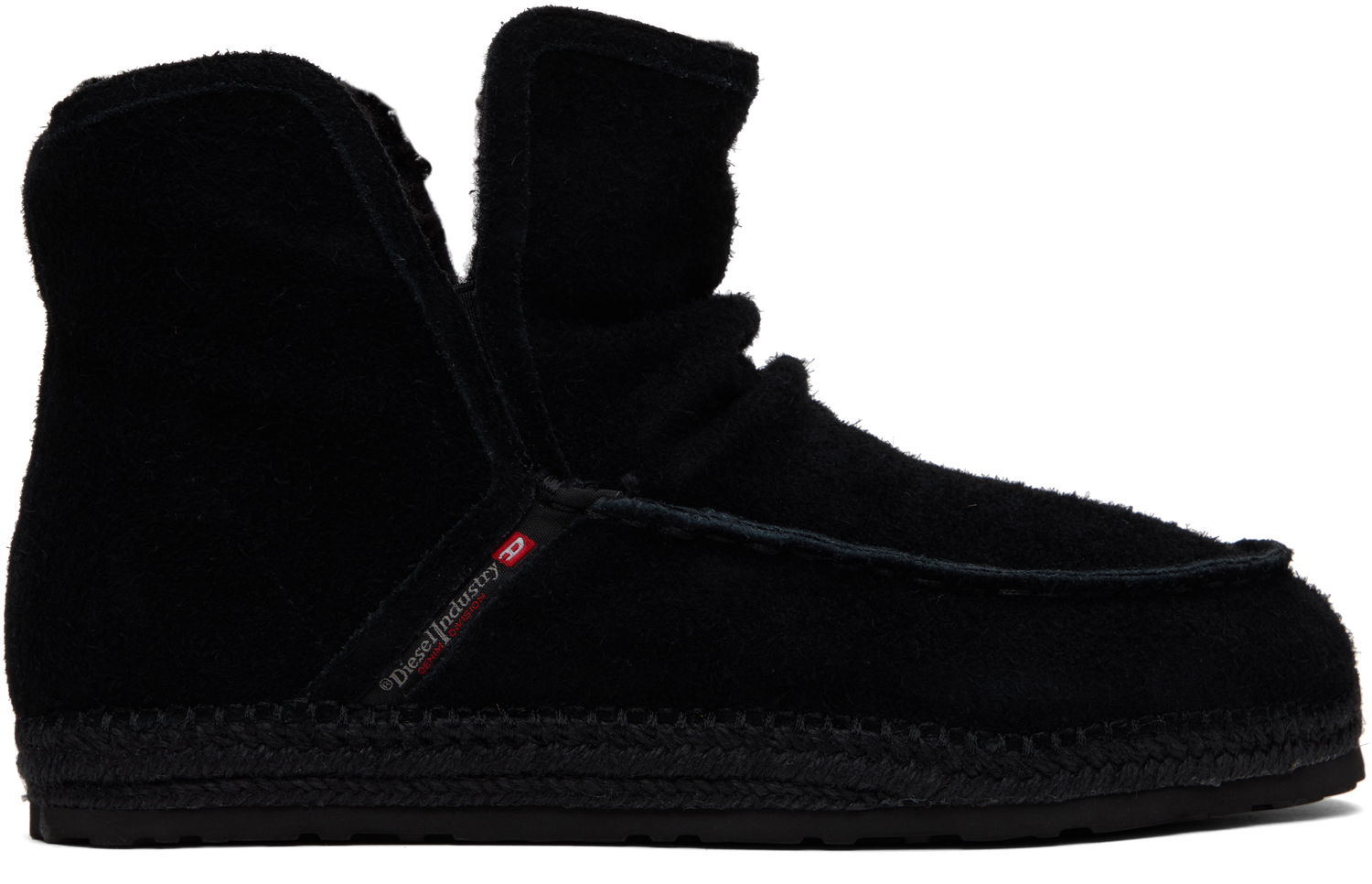 Кецове и обувки Diesel D-Lukas Akb Felt Espadrille Ankle Boots Черно | Y03619-P6898-T8013, 0