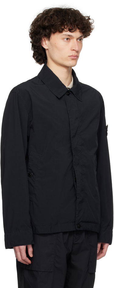 Ветровка Stone Island Stone Island Light Compact Touch Poly-TC Jacket Черно | K1S15 4100025 S0042, 1