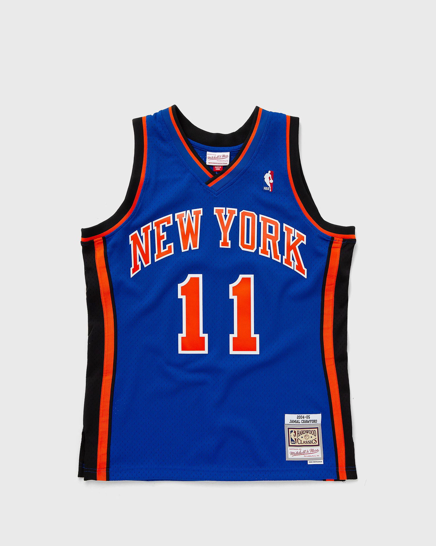 Фланелка Mitchell & Ness NBA DARK JERSEY NEW YORK KNICKS 2004-05 JAMAL CRAWFORD #11 Синьо | SMJY7212-NYK04JCWROYA, 0