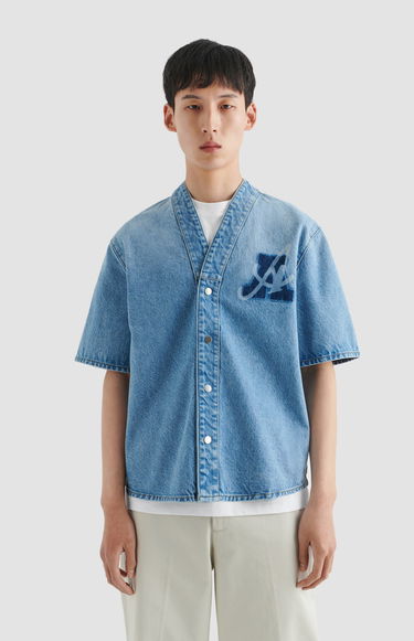 Риза AXEL ARIGATO Coach Shirt Синьо | A2187001, 7