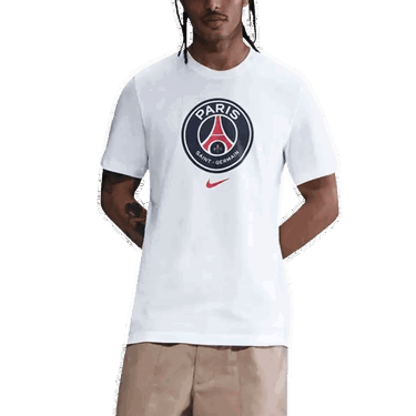 Тениска Nike PSG Crest T-Shirt Бяло | HQ8328-100, 0