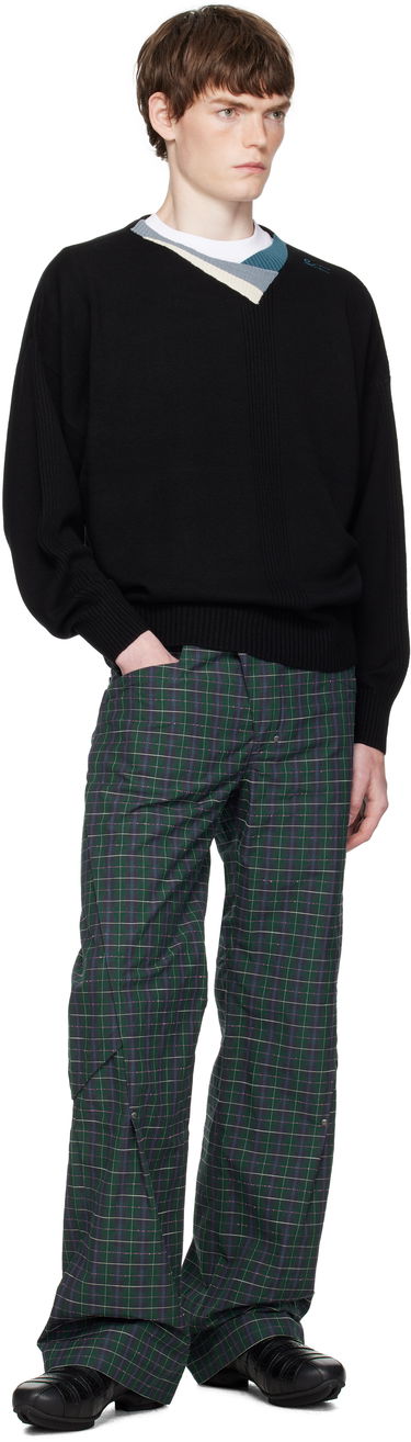 Пуловер KIKO KOSTADINOV Kiko Kostadinov Vig Multi Collar Sweater Черно | KKAW25KN04-98, 3