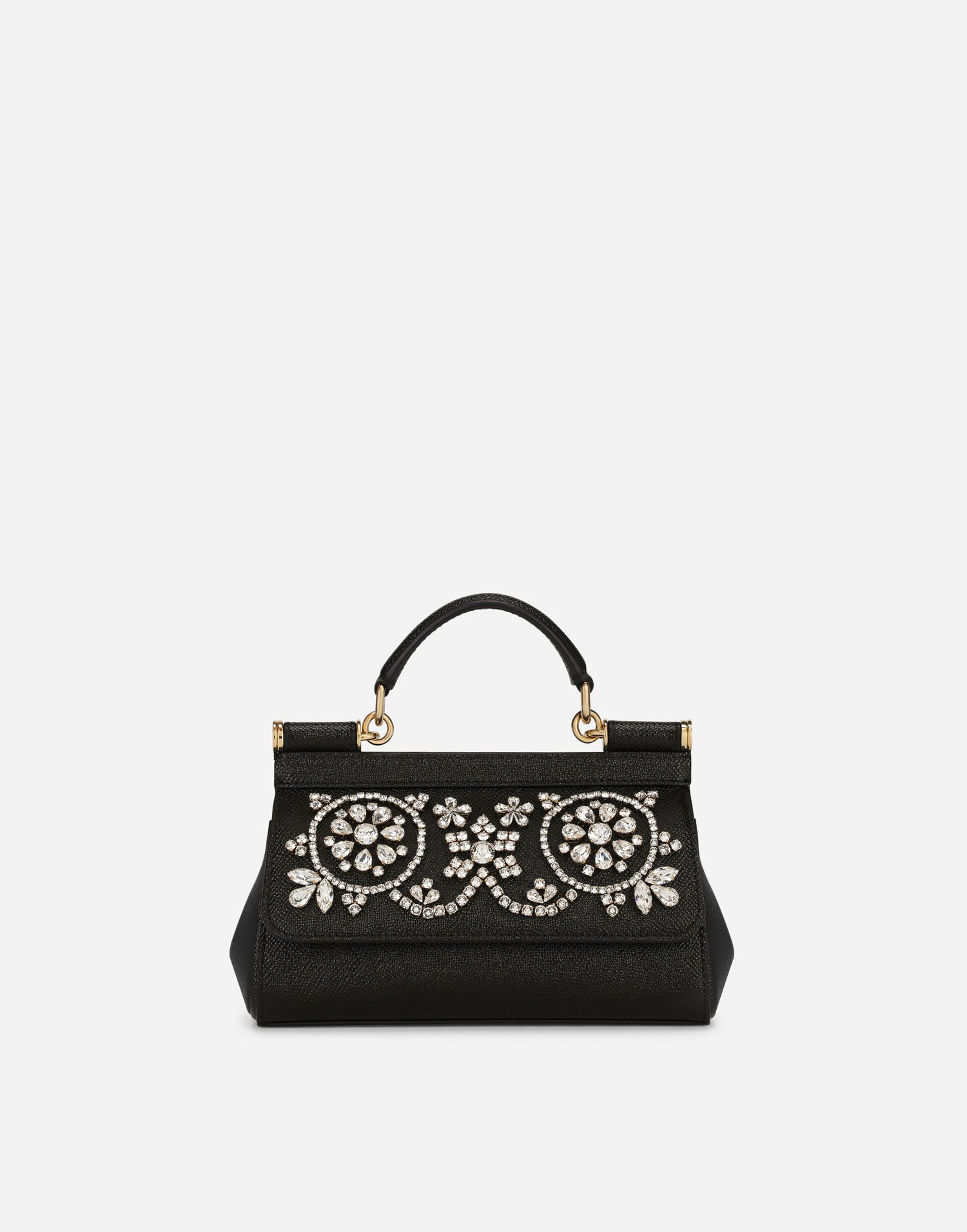 Дамска чанта Dolce & Gabbana Small Sicily Handbag Черно | BB7116AY4018S488, 0