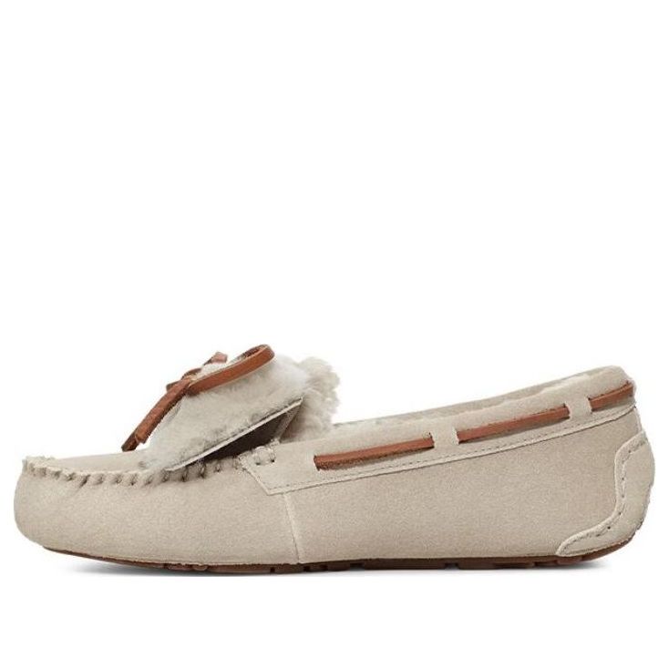 Кецове и обувки UGG Dakota Double Bow Slippers Бежово | 1118913-GOA