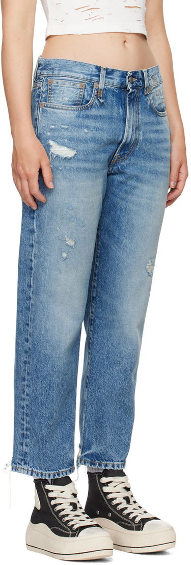 Дънки R13 R13 Boyfriend Stacked Jeans Синьо | R13W5083-969, 4