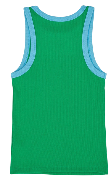 Потник GAP Ribbed Modern Tank Top Logo Americana Зелено | 729562-04, 1