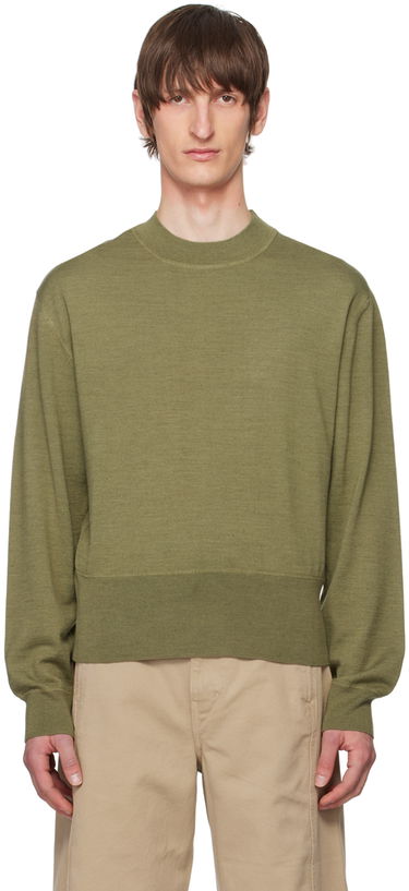 Пуловер LEMAIRE Mock Neck Sweater Зелено | TO1195 LK087, 0