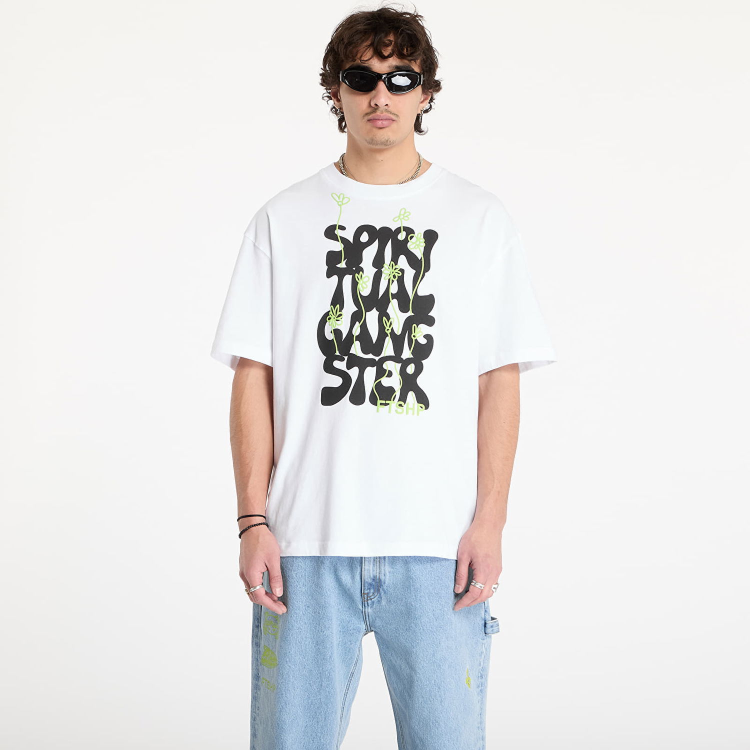 Тениска Footshop Spiritual Gangster Graphic T-Shirt Бяло | FTSHP_389, 0