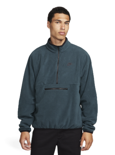 Суитчър Nike Club Fleece+ 1/2-Zip Fleece Top Тъмно синьо | DX0525-328